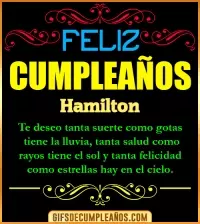 GIF Frases de Cumpleaños Hamilton